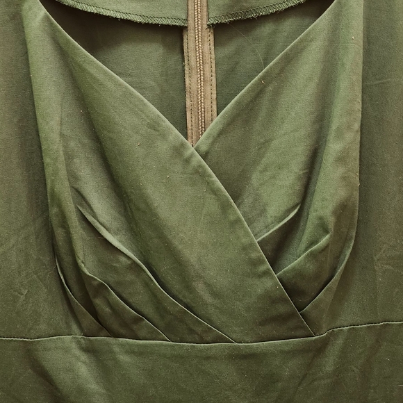 Bbonlinedress Retro Vintage 1950's Swing Style Dress Green 3xl NWOT - Picture 3 of 12